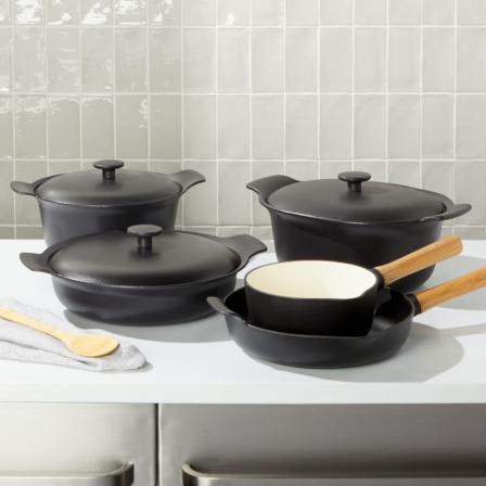 نمایندگی فروش قابلمه چدن مشکی دسته دار