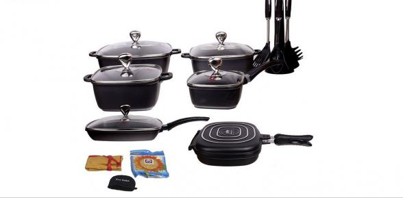 فروشنده بهترین سرویس قابلمه چدن مربعی