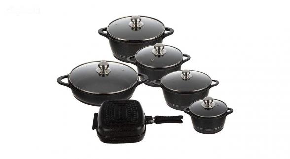 عرضه کننده سرویس قابلمه چدن 12 پارچه تبریز