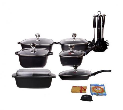 پخش عمده قابلمه چدن مربعی مشکی