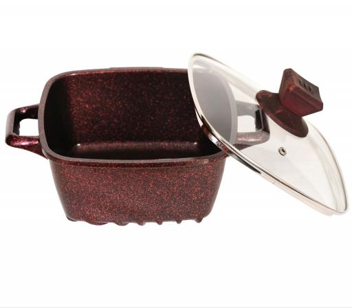 نقد و بررسی سرویس قابلمه چدن مربعی