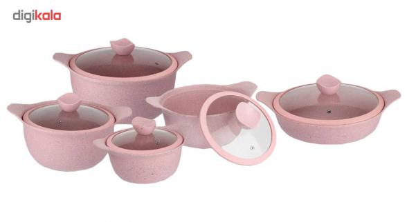 مدل های مختلف سرویس قابلمه چدن گرانیت