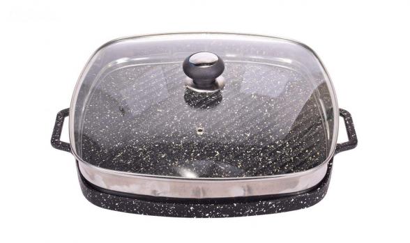 قیمت خرید تابه چدنی گریل مربعی