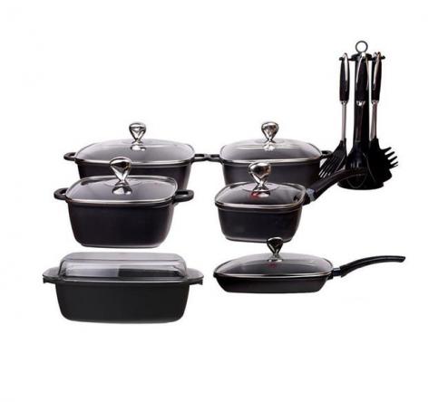 فروشگاه مرکزی سرویس قابلمه چدن مربعی ایرانی