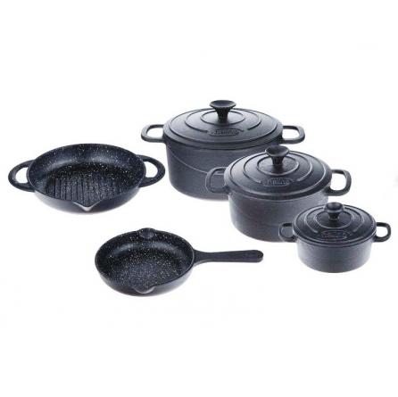 سایز های مختلف ظروف چدن نالینو