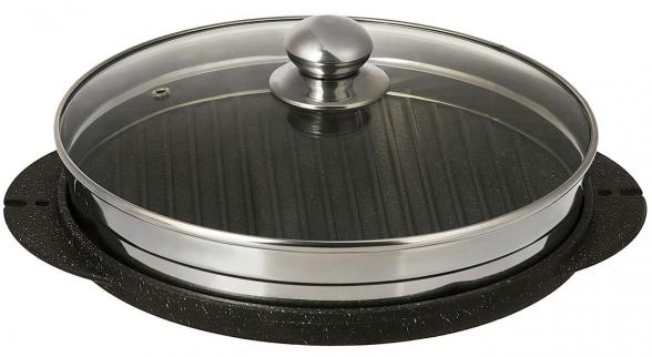 سایز های متفاوت تابه گریل چدنی در دار