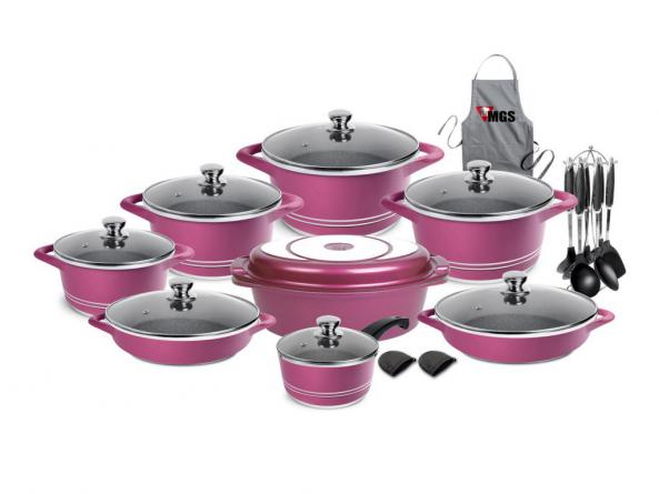 تولید انواع ست قابلمه و ماهیتابه چدن گرانیتی