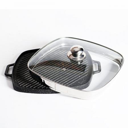 کیفیت مناسب تابه چدنی درب دار