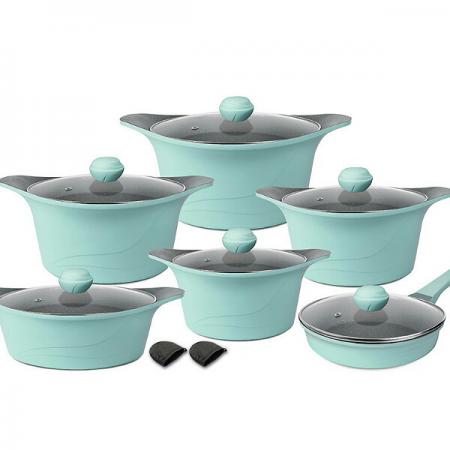 قیمت جدید ست قابلمه و ماهیتابه چدن سایز بزرگ