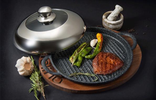 قیمت خرید تابه چدنی گریل