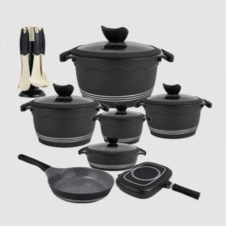 مدل های مختلف سرویس قابلمه چدن نسوز خارجی