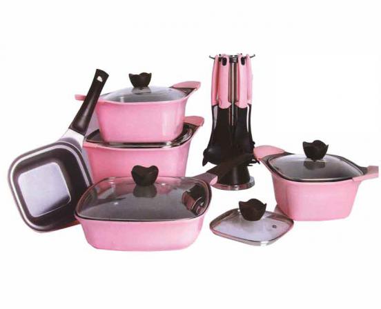 تنوع رنگ قابلمه چدن مربعی