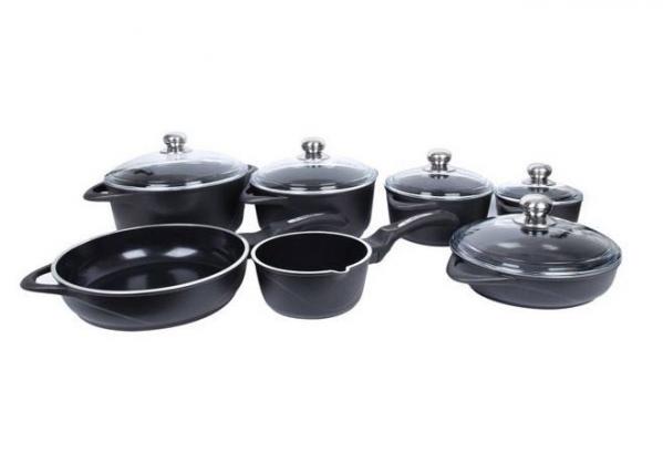 بهترین قابلمه چدن مشکی بدون روکش