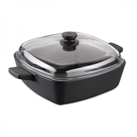 خرید عمده قابلمه چدن مربعی ایتالیا